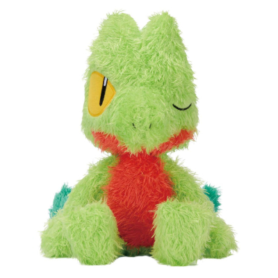 Authentic Pokemon plush Treecko Kutsurogi Time 22cm, banpresto